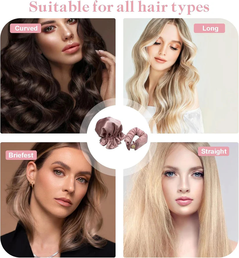 CurlyNest™ -Satin Hair Curler (Say No Heat & No to Hair Damage)
