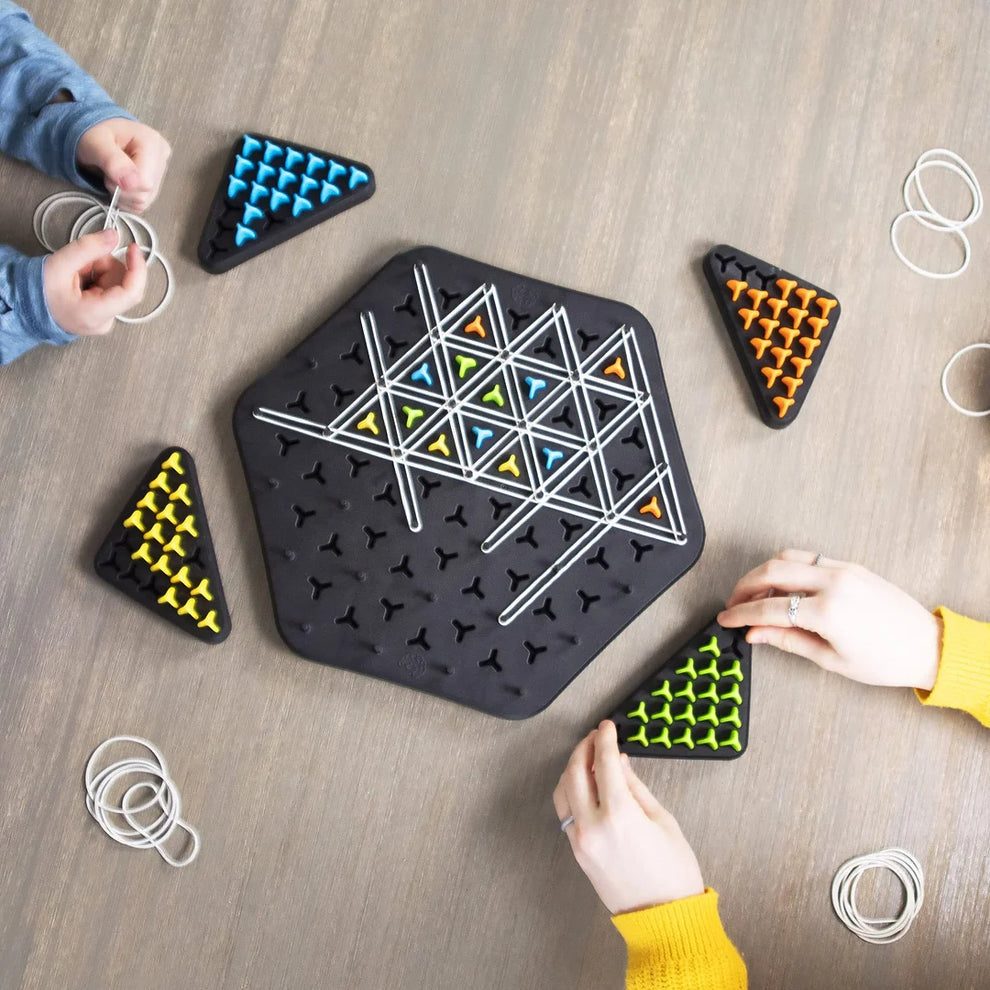 Triangle Brain booster game- 2-4 player game (UK IMPORTED) - Boost Cognitive Skills & Fun for Kids and adults