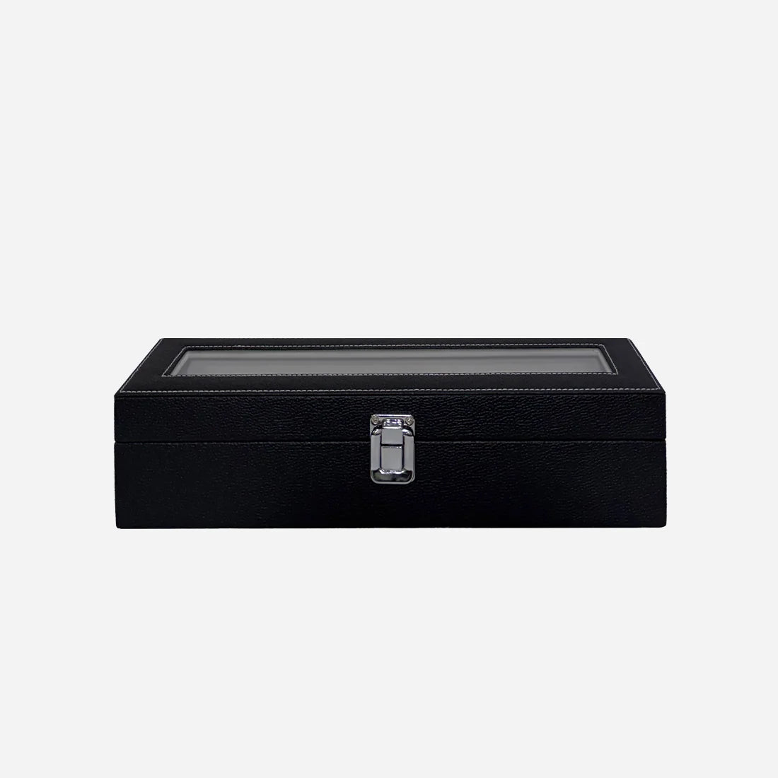 TimeNest™ Premium Leather 6-Slot Watch Holder Box  (Proudly Handcrafted in India)