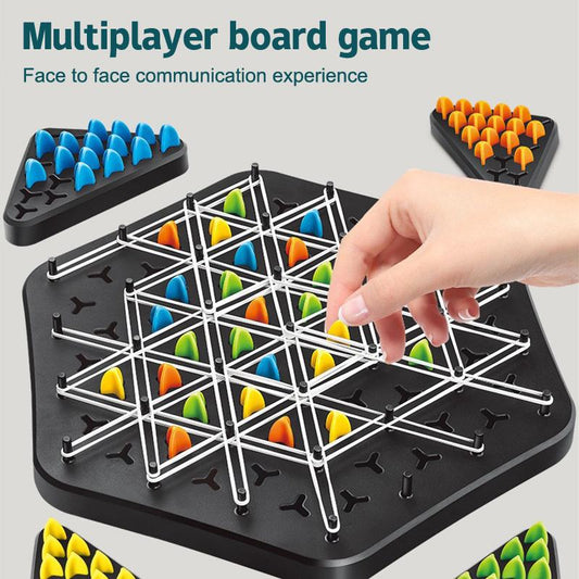 Triangle Brain booster game- 2-4 player game (UK IMPORTED) - Boost Cognitive Skills & Fun for Kids and adults