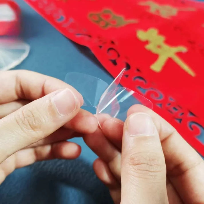 Reusable Waterproof Double Sided Adhesive Stickers (Set of 4) (60 Pcs In each Set)