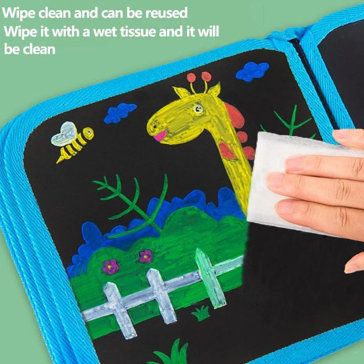 🎨 Erasable doddly Book- No Kids Screentime & Unlock creativity[Marker Pens Set Free🎁]