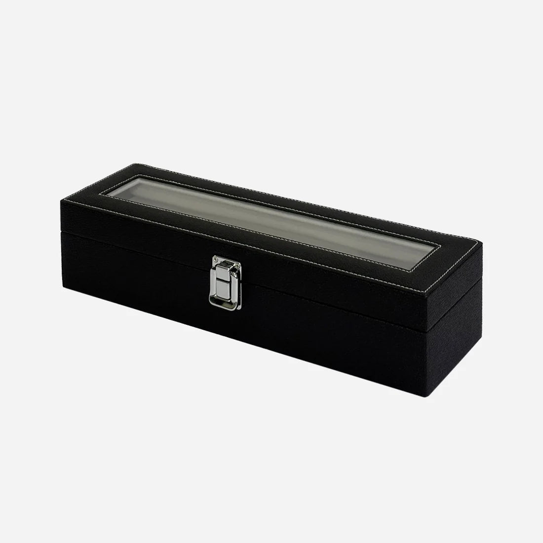 TimeNest™ Premium Leather 6-Slot Watch Holder Box  (Proudly Handcrafted in India)