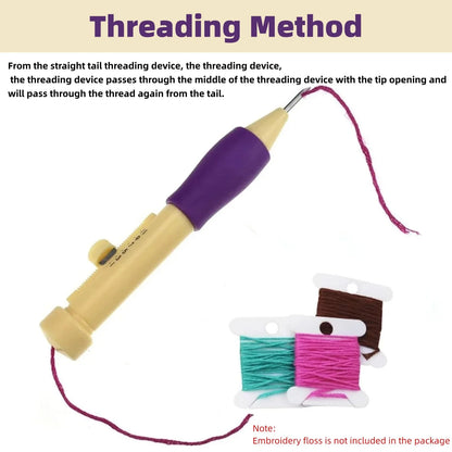 DIY 3-Size Punch Needle Craft Set