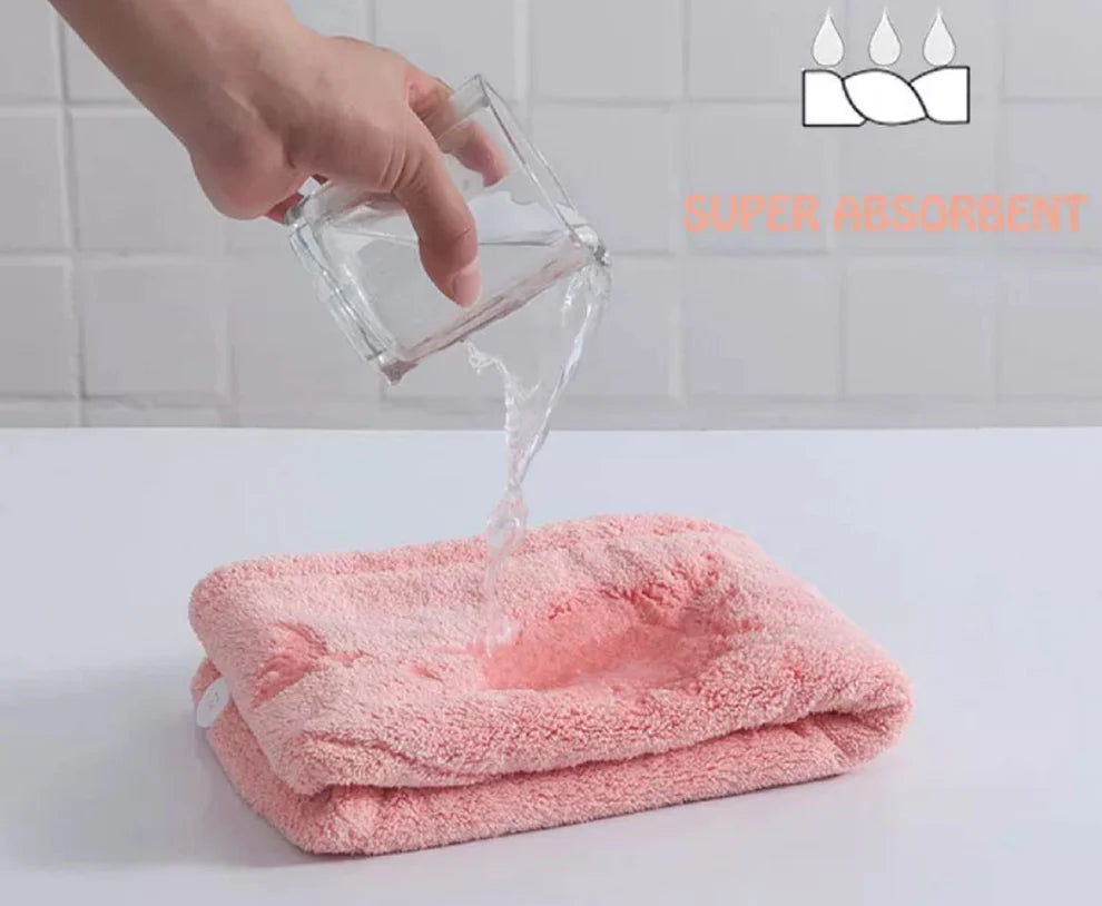 Microfiber Hair Wrap Towel