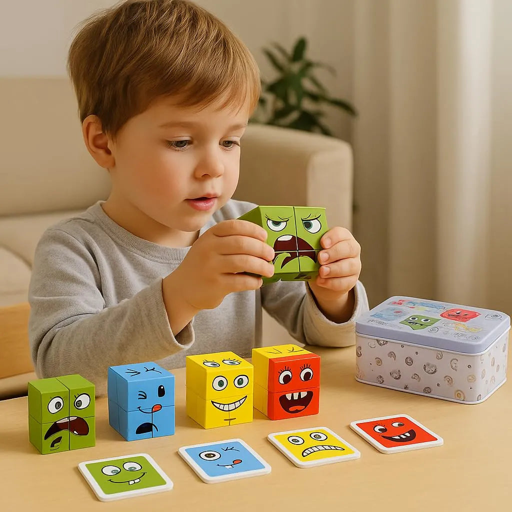 Fun Face Expression matching cube game for kids and adults- Best Seller