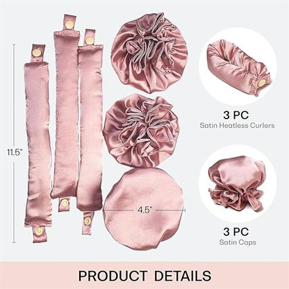 CurlyNest™ -Satin Hair Curler (Say No Heat & No to Hair Damage)