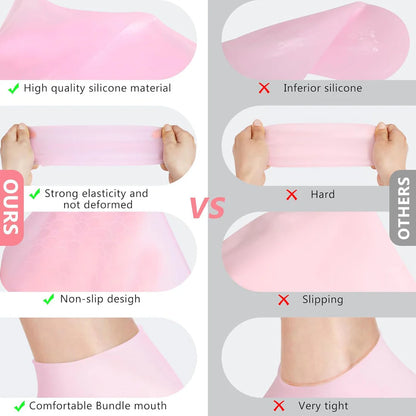 Home Spa Socks for dry and crack heels-Pedicure at home.