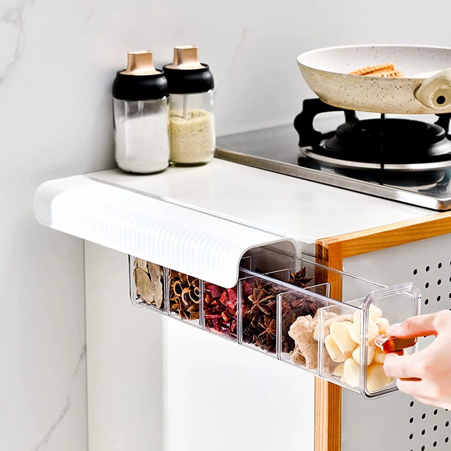 6-Compartment Wall Mount Storage Organizer- Multiuse