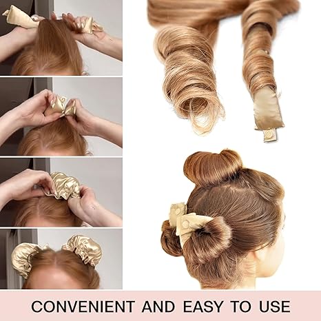 CurlyNest™ -Satin Hair Curler (Say No Heat & No to Hair Damage)