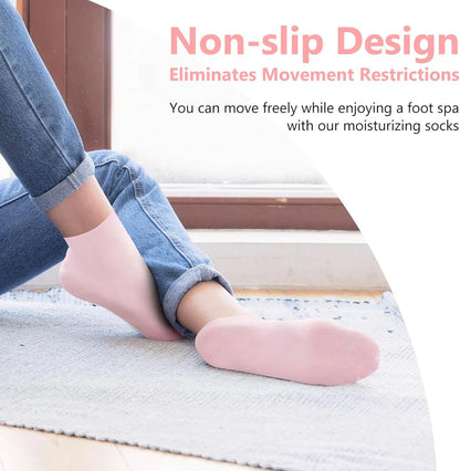 Home Spa Socks for dry and crack heels-Pedicure at home.