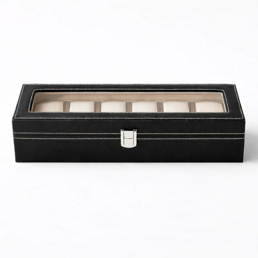 EliteTick™ Premium 6-Slot Watch & Bracelet Holder (Proudly Handcrafted in India)