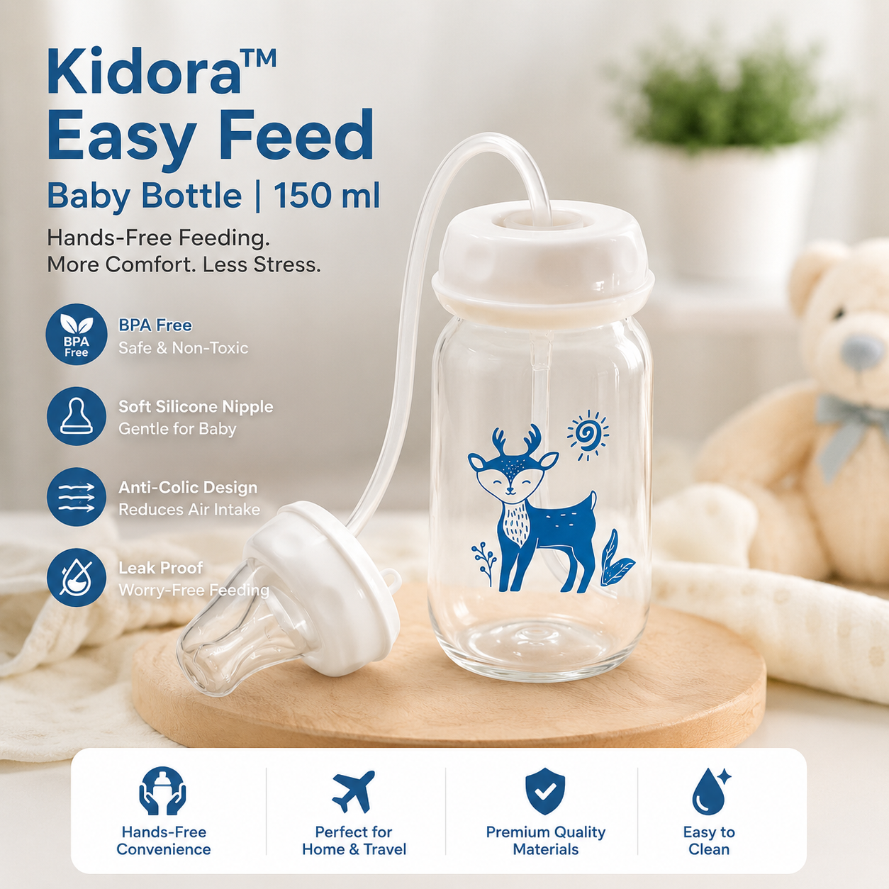 Kidora™ - Easy Feed Baby Bottle