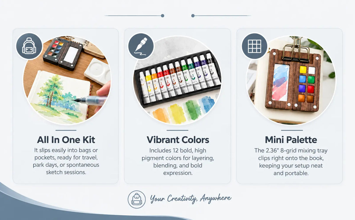 ColorBox™ Portable Watercolor Set