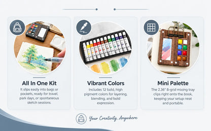 ColorBox™ Portable Watercolor Set