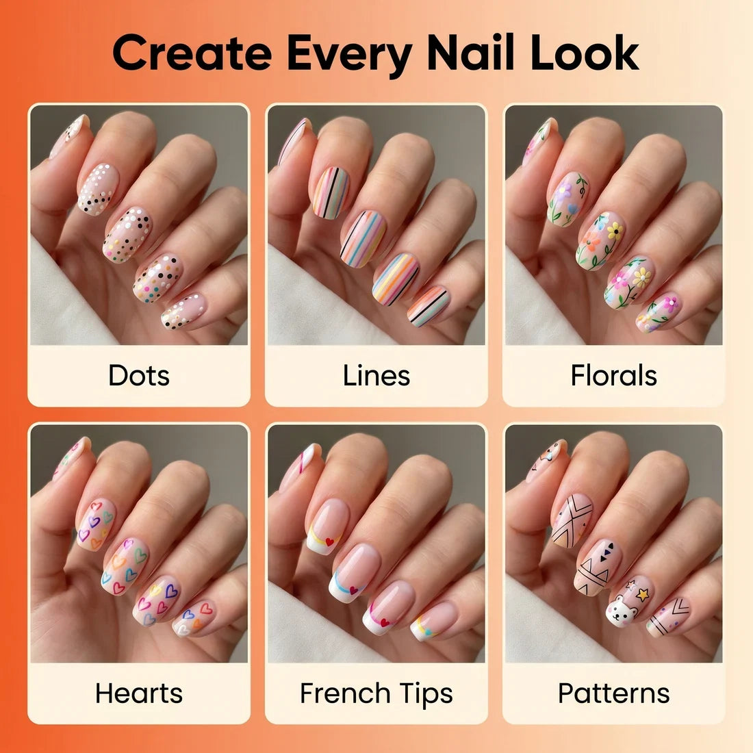Doodlora™ Nail Creativity Kit – 12 Shades