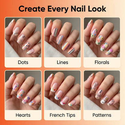 Doodlora™ Nail Creativity Kit – 12 Shades