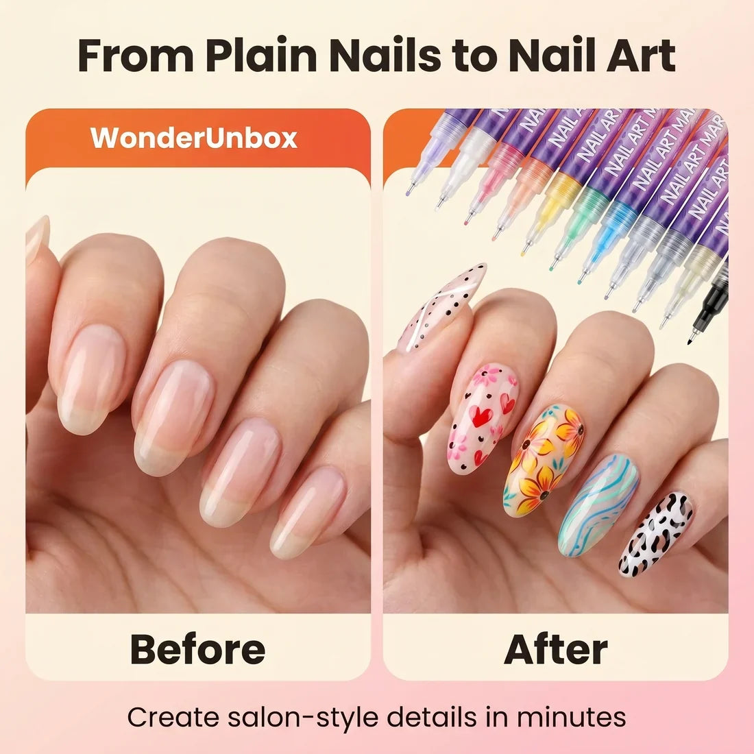 Doodlora™ Nail Creativity Kit – 12 Shades