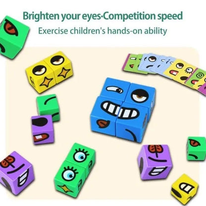 Fun Face Expression matching cube game for kids and adults- Best Seller