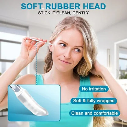 Reusable Silicone Ear Wax Cleaner Sticks (Pack of 24)