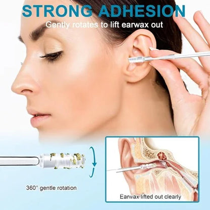 Reusable Silicone Ear Wax Cleaner Sticks (Pack of 24)