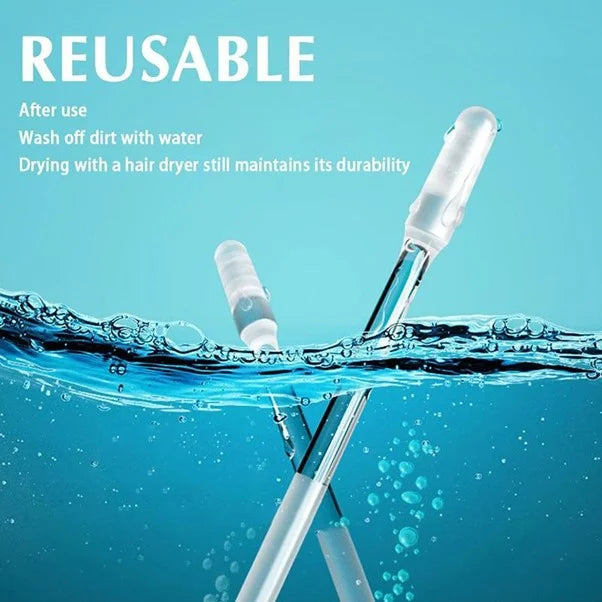 Reusable Silicone Ear Wax Cleaner Sticks (Pack of 24)