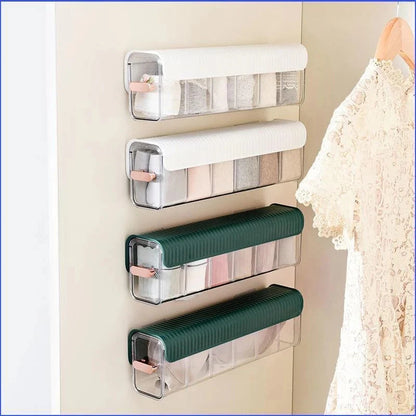 6-Compartment Wall Mount Storage Organizer- Multiuse