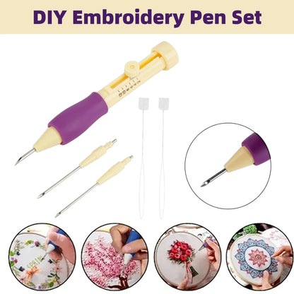 DIY 3-Size Punch Needle Craft Set