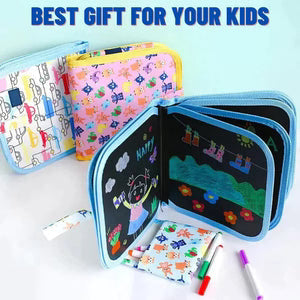 🎨 Erasable doddly Book- No Kids Screentime & Unlock creativity[Marker Pens Set Free🎁]