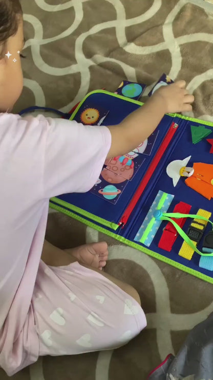 Kids Montessori Learning Activity Board