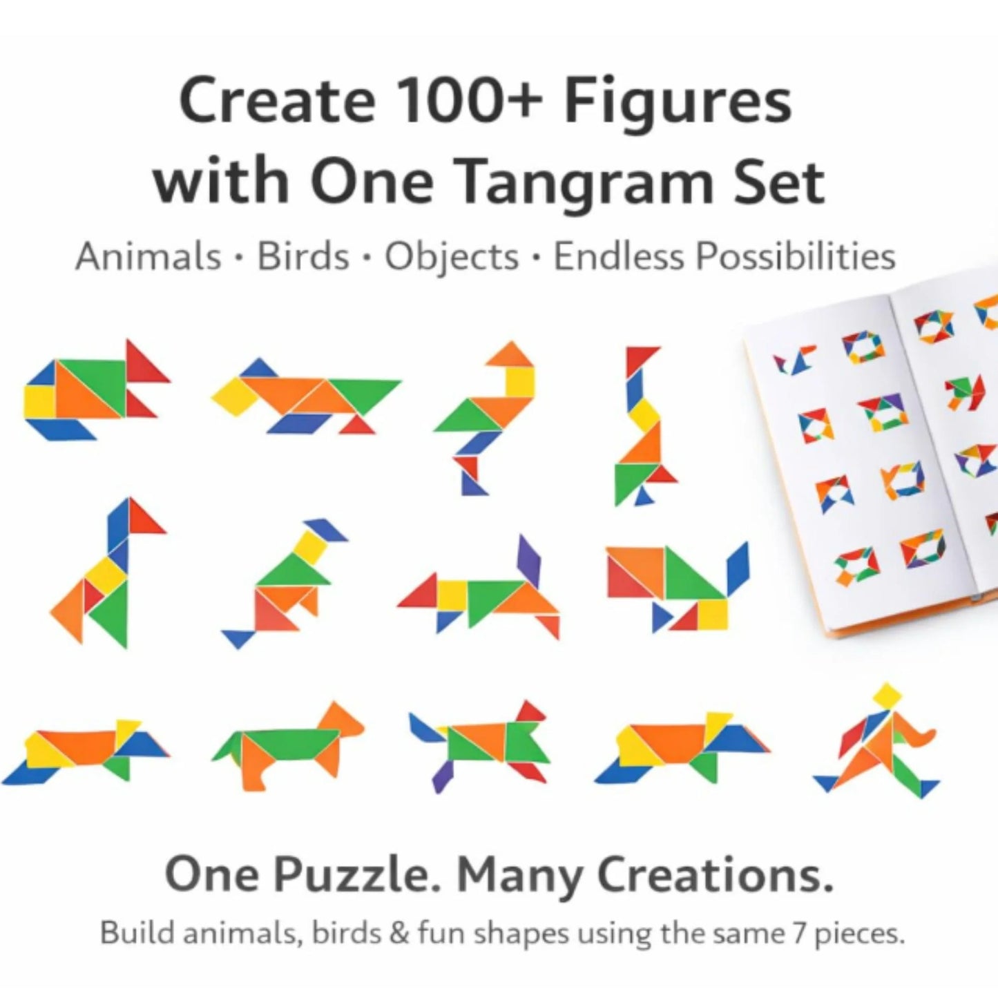 Tangram Brain Booster Puzzle for Kids -[Smart Parents Choice]